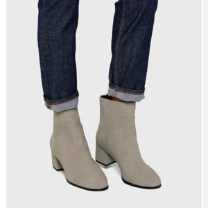 Matt and Nat DEA mid heel ankle bootie in grey